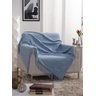 Manta para Sofá Italiana Azul - 135x150cm - 1