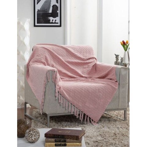 Manta para Sofá Italiana Rosa - 135x150cm