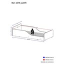 Ver imagem 4 de Cama Infantil Montessoriana com Proteção Square Branco