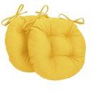 Ver imagem 1 de Almofada Para Cadeira Redondo Ø40cm - 2pçs - Amarelo
