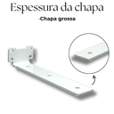 Ver imagem 5 de Dois Suportes para Prateleira 20cm Invisível Mão Francesa Aço Reforçaddo Alta Resistência Moderno