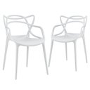 Ver imagem 1 de Kit 2 Cadeiras Masters Allegra - Cinza Claro