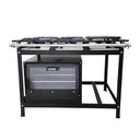 Ver imagem 1 de Fogão 4 Bocas Cefaz com Forno e Chapa Linha Gold Alta Pressão Cfzg-128C