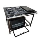 Ver imagem 3 de Fogão 4 Bocas Cefaz com Forno e Chapa Linha Gold Alta Pressão Cfzg-128C