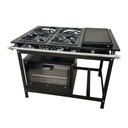 Ver imagem 2 de Fogão 4 Bocas Cefaz com Forno e Chapa Linha Gold Alta Pressão Cfzg-128C