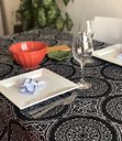 Ver imagem 3 de Toalha de Mesa Wendy Preta - 140x140cm