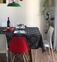 Ver imagem 2 de Toalha de Mesa Wendy Preta - 140x200cm