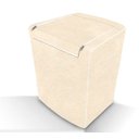 Ver imagem 1 de Capa Máquina de Lavar Abertura Superior com Zíper Tamanho G:bege