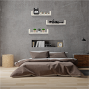 Ver imagem 2 de Prateleira Decorativa tipo U - MDF Branco 60x11,5x10 cm - Smart Eco