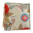 Ver imagem 3 de Toalha de Mesa Wendy Plantas Claro - 140x140cm