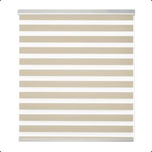 Persiana Rolo Double Vision Zebra 1,80l X 1,60a Bege