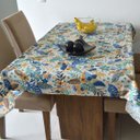 Ver imagem 1 de Toalha de Mesa Wendy Flores e Plantas Colors - 140x300cm