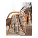 Ver imagem 1 de Manta para Sofá Dupla Face Jacquard Nilo Marrom - 135x250cm