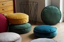 Ver imagem 2 de Futton Turco Redondo Veludo Paris Ø45cm Bege