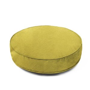 Futton Turco Redondo Veludo Animalle 45x45cm Ouro