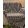 Manta para Sofá Dupla Face Jacquard Pied de Poule Preto/Branco - 135x250cm - 2