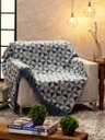Ver imagem 1 de Manta para Sofá Jacquard Cartagena Azul J1 - 135x200cm