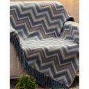 Ver imagem 2 de Manta para Sofá Jacquard Cartagena Azul J2 - 135x250cm