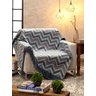 Manta para Sofá Jacquard Cartagena Azul J2 - 135x250cm - 1