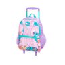 Mochila de Rodinhas Fundo do Mar Sereia Infantil Cor Lilás - 1