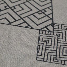 Jogo Tapete Cozinha Areia Algodão Antiderrapante Kit 3 Peças Maze - 3