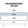 Pillow Top Casal Massageador Casca de Ovo Espuma D23 138x188x3,5cm - Bf Colchões - 6