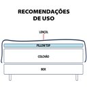 Ver imagem 6 de Pillow Top Casal Massageador Casca de Ovo Espuma D23 138x188x3,5cm - Bf Colchões