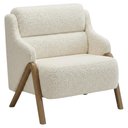 Ver imagem 1 de Poltrona Decorativa Madri Pes Madeira Boucle Tce 1010 Moll