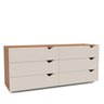 Cômoda Organizadora 150cm com 6 Gavetas 240821 Linha Porto Politorno - 4