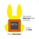 Ver imagem 4 de Espelho Infantil Colorido Coelho Amarelo 25x35cm - Formatos Únicos para Decoração de Enxoval