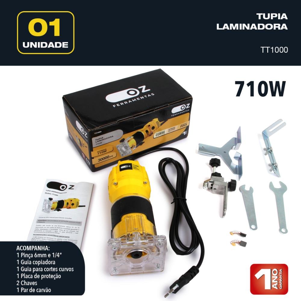 Tupia laminadora Oz Modelo TT1000 Voltagem 220V - 3