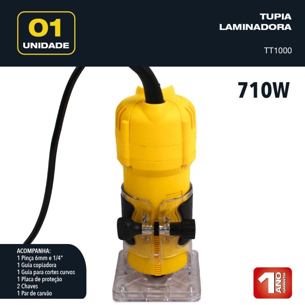 Tupia laminadora Oz Modelo TT1000 Voltagem 220V - 8