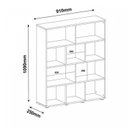 Ver imagem 3 de Conjunto de 2 Estantes Book com Diversos Nichos Branco