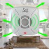 Repelente Eletrico Ultrassonico Kit 2 Unidades Rato Mosquito Inseto Gamba Casa Jardim Quintal Contro - 3
