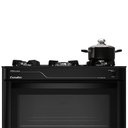Ver imagem 4 de Fogão a Gás Mesa de Vidro Limpa Fácil e Acendimento Automático Esmaltec Pérola Glass 5 Bocas