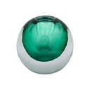 Ver imagem 1 de Vaso Decorativo Redondo de Vidro Verde 10cm ROD0032 BTC