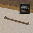 Ver imagem 2 de Balcão de Pia Cozinha 2 Portas (com Tampo) Rustic/crema Agata Madesa Rustic/crema