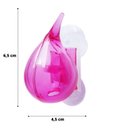 Ver imagem 4 de Kit 4 Suporte Organizador Dispenser Porta Escova de Dente:rosa