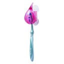 Ver imagem 2 de Kit 4 Suporte Organizador Dispenser Porta Escova de Dente:rosa