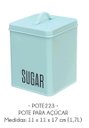 Ver imagem 2 de Pote para Açúcar de Aço Galvanizado Silky 1,7 L - Haüskraft Pote223