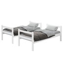 Ver imagem 3 de Beliche Infantil Capri Branca 100% Mdf Vira Duas Camas