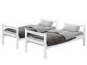 Ver imagem 3 de Beliche Infantil Capri Branca 100% Mdf Vira Duas Camas