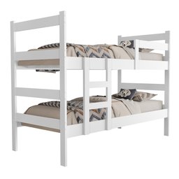 Beliche Infantil Capri Branca 100% Mdf Vira Duas Camas - 1