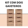 Kit Mel Gaveteiro Organizador De Brinquedos Sapateira Redecore Gaveteiro para diversos ambientes - 1