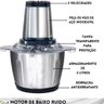 Multiprocessador Triturador de Carne 3l Alimentos Legumes Moedor de Alimentos 110v - 6