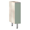 Ver imagem 1 de Balcão Sem Tampo 20cm Lis Legno Crem e Verde Jade