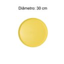 Ver mais imagens de Mesa para Refeitório Fixa 10 Lugares MDP Branco de 25 mm - Assento Amarelo - 50105
