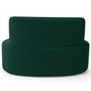 Ver mais imagens de Sofá 2 Lugares 140cm Orgânico para Sala de Estar Living Larissa L02 Bouclê Verde - Lyam Decor