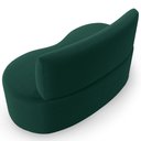 Ver imagem 7 de Sofá 2 Lugares 140cm Orgânico para Sala de Estar Living Larissa L02 Bouclê Verde - Lyam Decor
