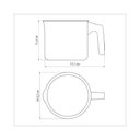 Ver imagem 5 de Fervedor Tramontina S/ Tampa Paris 12cm 1,2L Vermelho